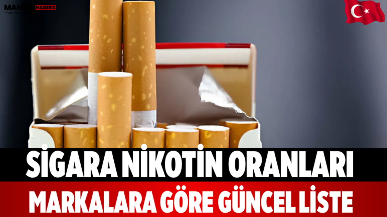 Sigara Nikotin Oranları  Markalara Göre Güncel Liste