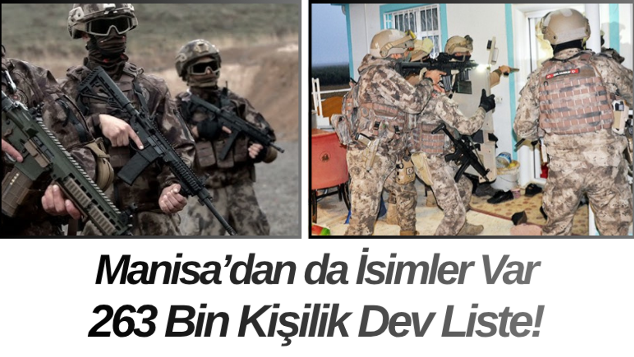 Manisa’dan da İsimler Var 263 Bin Kişilik Dev Liste!
