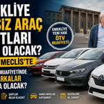 Emekliye ÖTV'siz Araç Şartları Neler Olacak Gözler Meclis'te