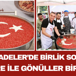 Şehzadeler’de Birlik Sofrası Aşure İle Gönüller Birleşti