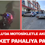 Turgutlu'da Motosikletle Akrobatik Hareket Pahalıya Patladı