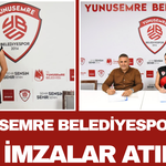 Yunusemre Belediyespor'da İlk İmzalar Atıldı