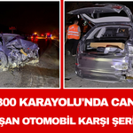 Kula D-300 Karayolu'nda Can Pazarı: Refüjü Aşan Otomobil Karşı Şeride Geçti,