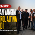 Kula Seyitali’deki Orman Yangını Kontrol Altına Alındı