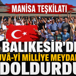 Manisa Teşkilatından “Bayrak Açıyoruz” Mitingine Katılım