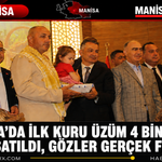 Manisa'da İlk Kuru Üzüm 4 Bin TL’ye Satıldı, Gözler Gerçek Fiyatta