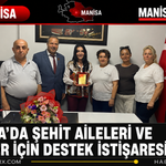 Manisa’da Şehit Aileleri ve Gaziler İçin Destek İstişaresi