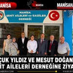 Selçuk Yıldız ve Mesut Doğan’dan Şehit Aileleri Derneğine Ziyaret