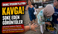 Ürkmez İpekkum Plajı’nda Kavga! Şoke Eden Görüntüler