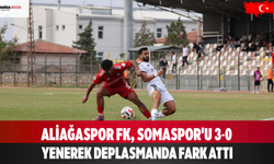 Aliağaspor FK, Somaspor'u 3-0 Yenerek Deplasmanda Fark Attı