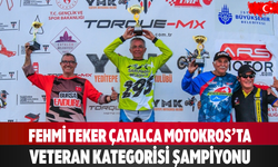 Fehmi Teker Çatalca Motokros’ta Veteran Kategorisi Şampiyonu