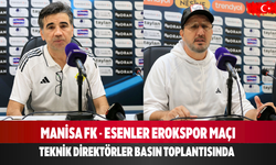 Maç sonrası Teknik Direktörler Basın Toplantısında