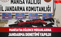 Manisa’da eğlence mekanlarına jandarma denetimi yapıldı