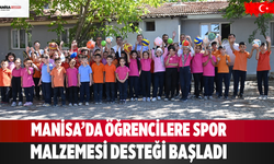 Manisa’da Öğrencilere Spor Malzemesi Desteği Başladı