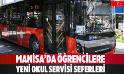 Manisa’da öğrencilere Yeni okul servisi seferleri