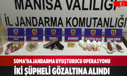 Soma’da jandarmadan uyuşturucu operasyonu 2 gözaltı