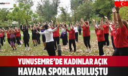Yunusemre’de Kadınlar Açık Havada Sporla Buluştu