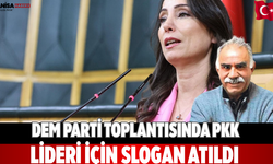 DEM Parti Toplantısında PKK Lideri İçin Slogan Atıldı
