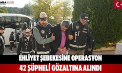 ehliyet şebekesine operasyon 42 şüpheli gözaltına alındı