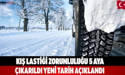 Kış lastiği zorunluluğu 5 aya çıkarıldı Yeni tarih