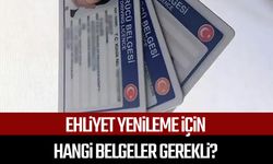Ehliyet yenileme için hangi belgeler gerekli?