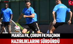 Manisa FK, Çorum FK maçının hazırlıklarını sürdürdü