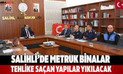 Salihli’de metruk binalar Tehlike saçan yapılar yıkılacak
