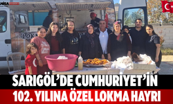 Sarıgöl’de Cumhuriyet’in 102. yılına özel lokma hayrı