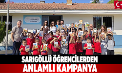 Sarıgöllü öğrencilerden anlamlı kampanya