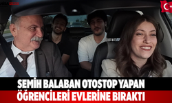 Semih balaban Otostop Yapan Öğrencileri Evlerine Bıraktı