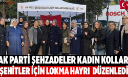 AK Parti Şehzadeler Kadın Kolları Şehitler İçin Lokma hayrı