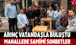 Arınç vatandaşla buluştu Mahallede samimi sohbetler