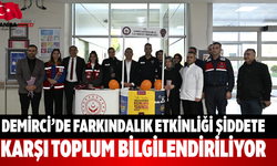 Demirci’de Farkındalık Etkinliği Toplum Bilgilendiriliyor