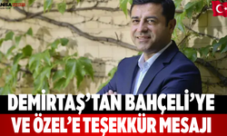 Demirtaş’tan Bahçeli’ye Ve Özel’e Teşekkür Mesajı