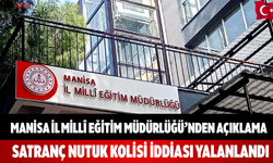 Manisa İl Millî Eğitim Müdürlüğü’nden Açıklama