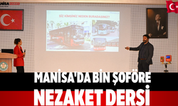 Manisa'da Bin Şoföre Nezaket Dersi