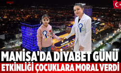 Manisa'da Diyabet Günü Etkinliği Çocuklara Moral Verdi