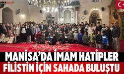 Manisa’da imam hatipler Filistin için sahada buluştu