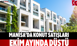 Manisa’da Konut Satışları Ekim Ayında Düştü