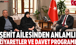 Manisa'da Şehit Ailesinden Anlamlı Ziyaretler