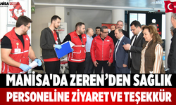 Manisa'da Zeren’den Sağlık Personeline Ziyaret ve Teşekkür