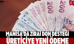 Manisa'da Zirai Don Desteği Üreticiye Yeni Ödeme