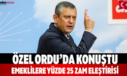 Özel Ordu’da konuştu Emeklilere yüzde 25 zam eleştirisi