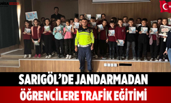Sarıgöl’de Jandarmadan Öğrencilere Trafik Eğitimi