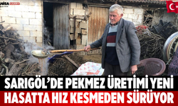 Sarıgöl’de pekmez üretimi yeni hasatta hız kesmeden sürüyor