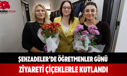 Şehzadeler’de Öğretmenler Günü ziyareti çiçeklerle kutlandı
