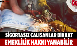 Sigortasız Çalışanlar Dikkat! Emeklilik Hakkı Yanabilir