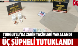 Turgutlu’da zehir tacirleri yakalandı Üç şüpheli tutuklandı