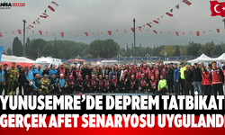 Yunusemre’de Deprem Tatbikatı Gerçek Afet Senaryosu