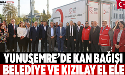 Yunusemre’de Kan Bağışı Belediye ve Kızılay El Ele